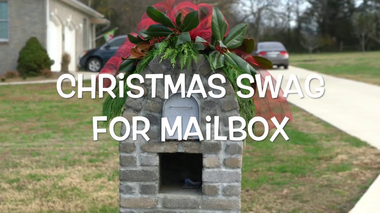 Detail Christmas Garland For Mailbox Nomer 52