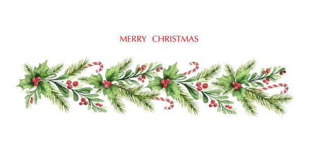 Detail Christmas Garland Graphic Nomer 4