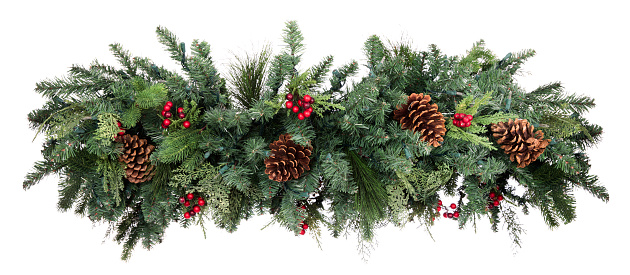 Detail Christmas Garland Images Free Nomer 4