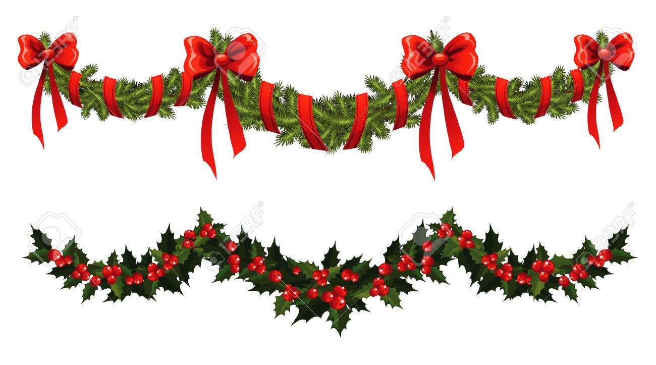 Detail Christmas Garland Vector Free Nomer 14