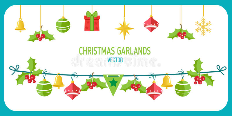 Detail Christmas Garland Vector Free Nomer 50