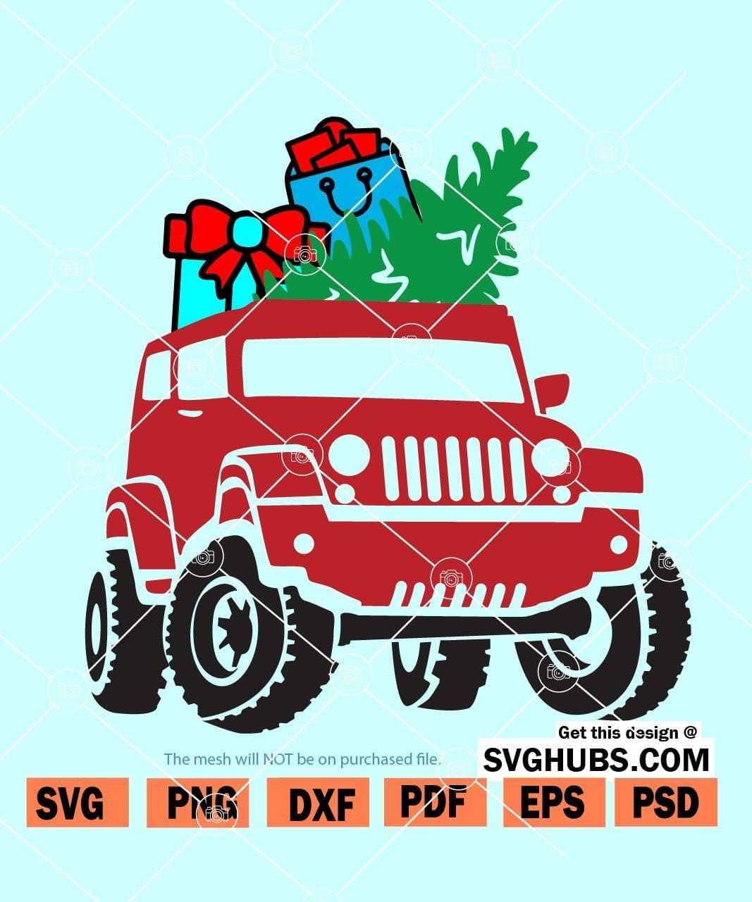 Detail Christmas Jeep Clipart Nomer 8