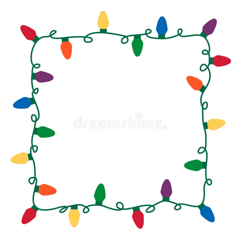 Detail Christmas Lights Border Clipart Nomer 14