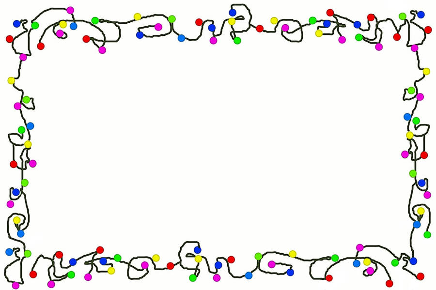 Detail Christmas Lights Border Clipart Nomer 41