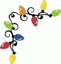 Detail Christmas Lights Border Clipart Nomer 51