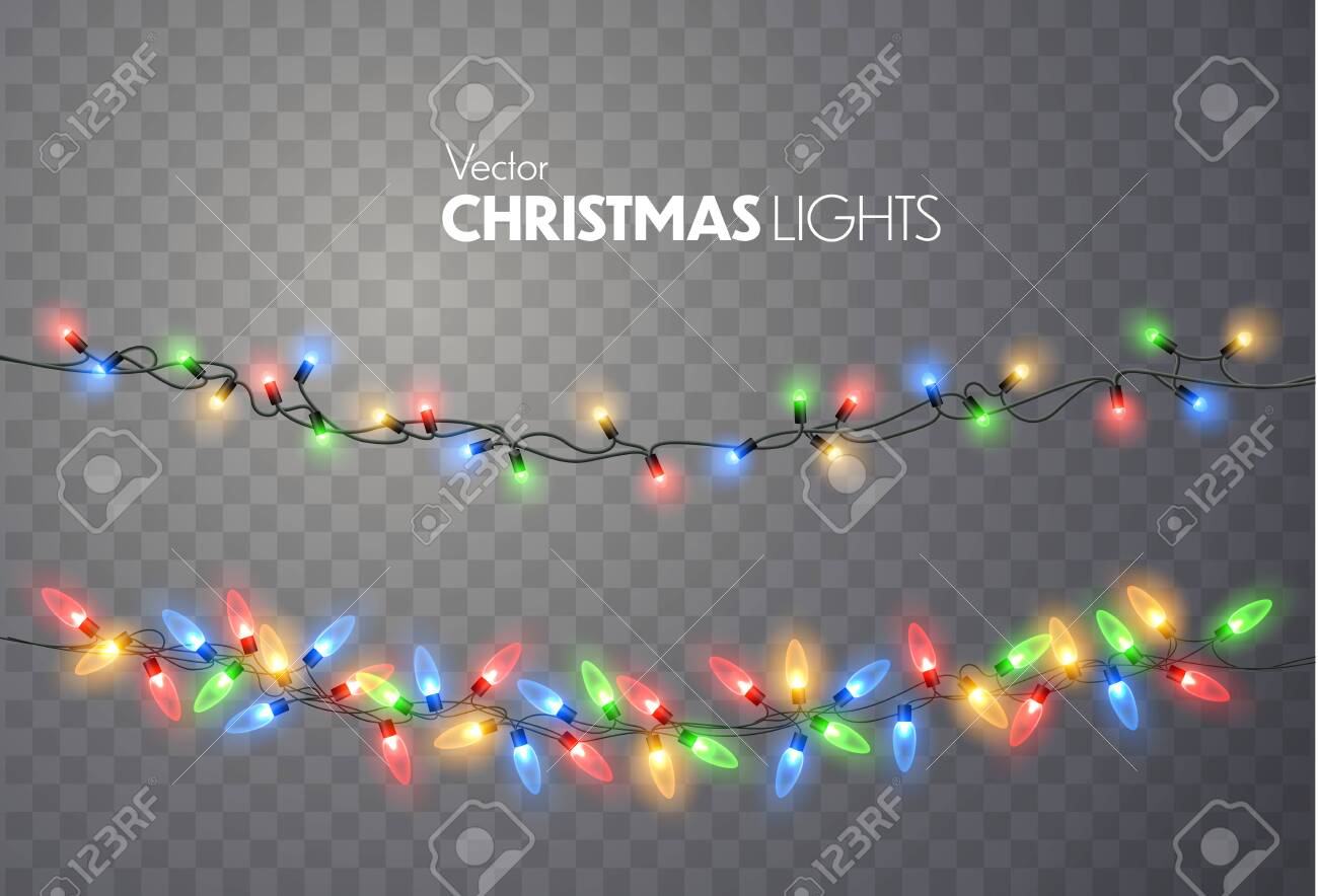 Detail Christmas Lights Transparent Background Free Nomer 21