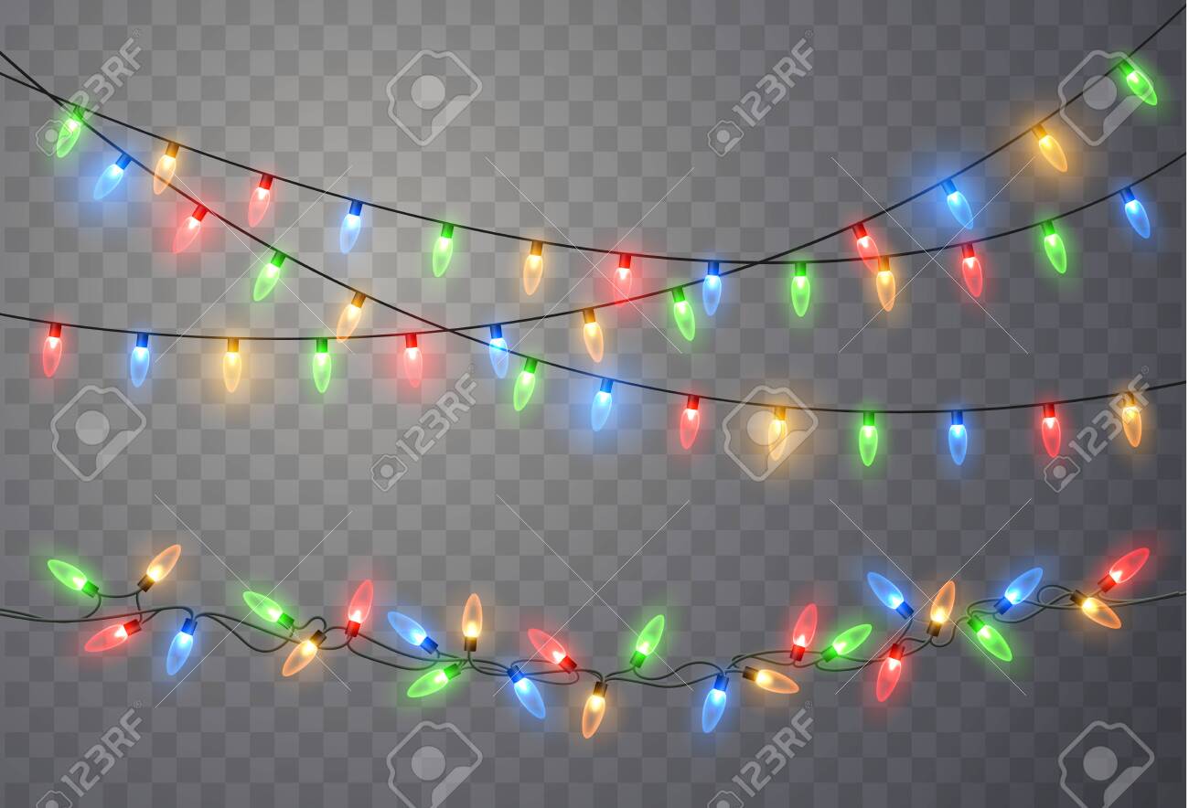 Detail Christmas Lights Transparent Background Free Nomer 26