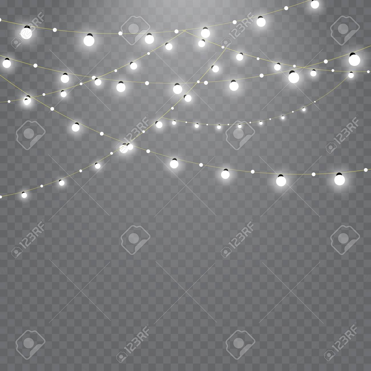 Detail Christmas Lights Transparent Background Free Nomer 38