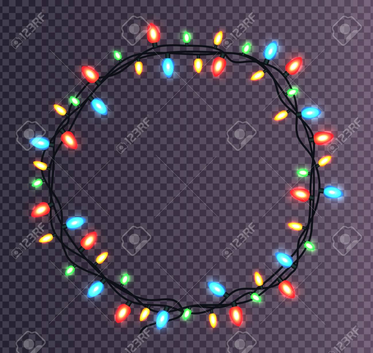 Detail Christmas Lights Transparent Background Free Nomer 43