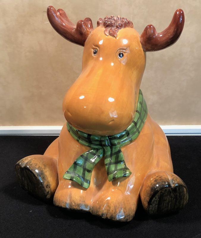 Detail Christmas Moose Cookie Jar Nomer 47