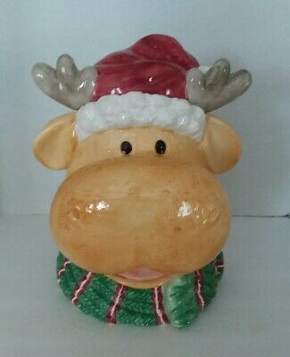 Detail Christmas Moose Cookie Jar Nomer 10