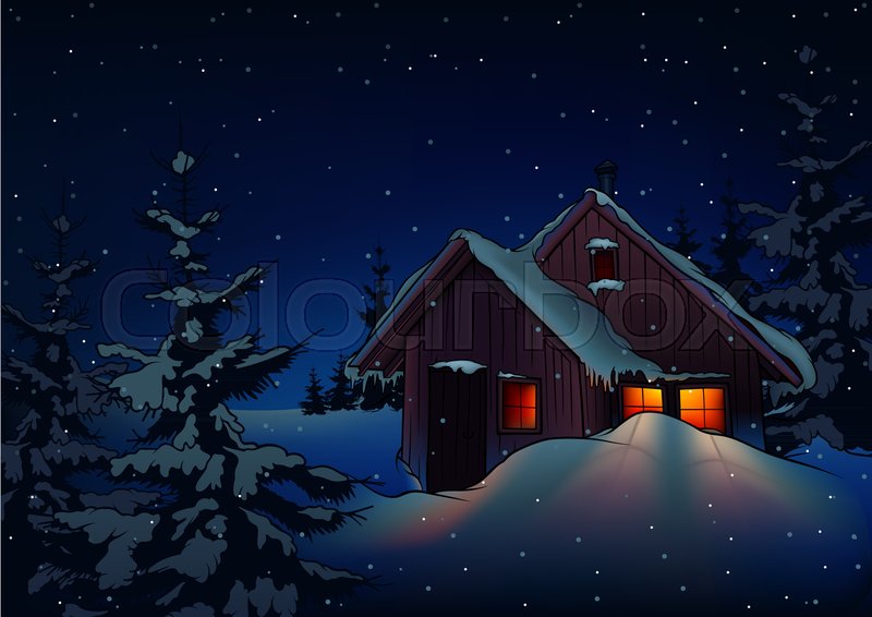 Detail Christmas Night Background Nomer 28