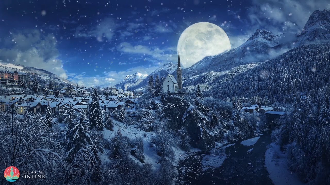 Download Christmas Night Background Nomer 29