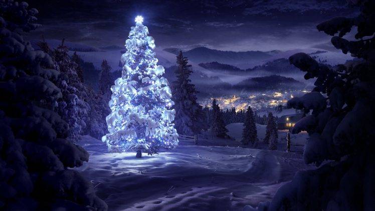 Detail Christmas Night Wallpaper Nomer 15