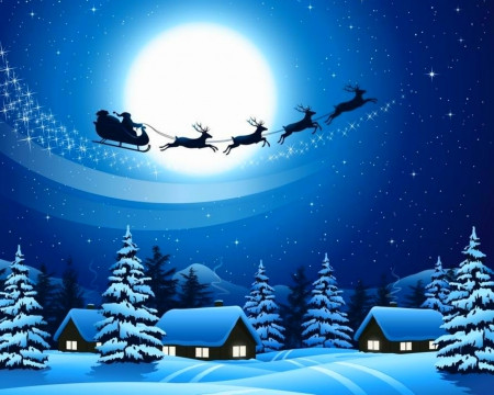 Detail Christmas Night Wallpaper Nomer 17