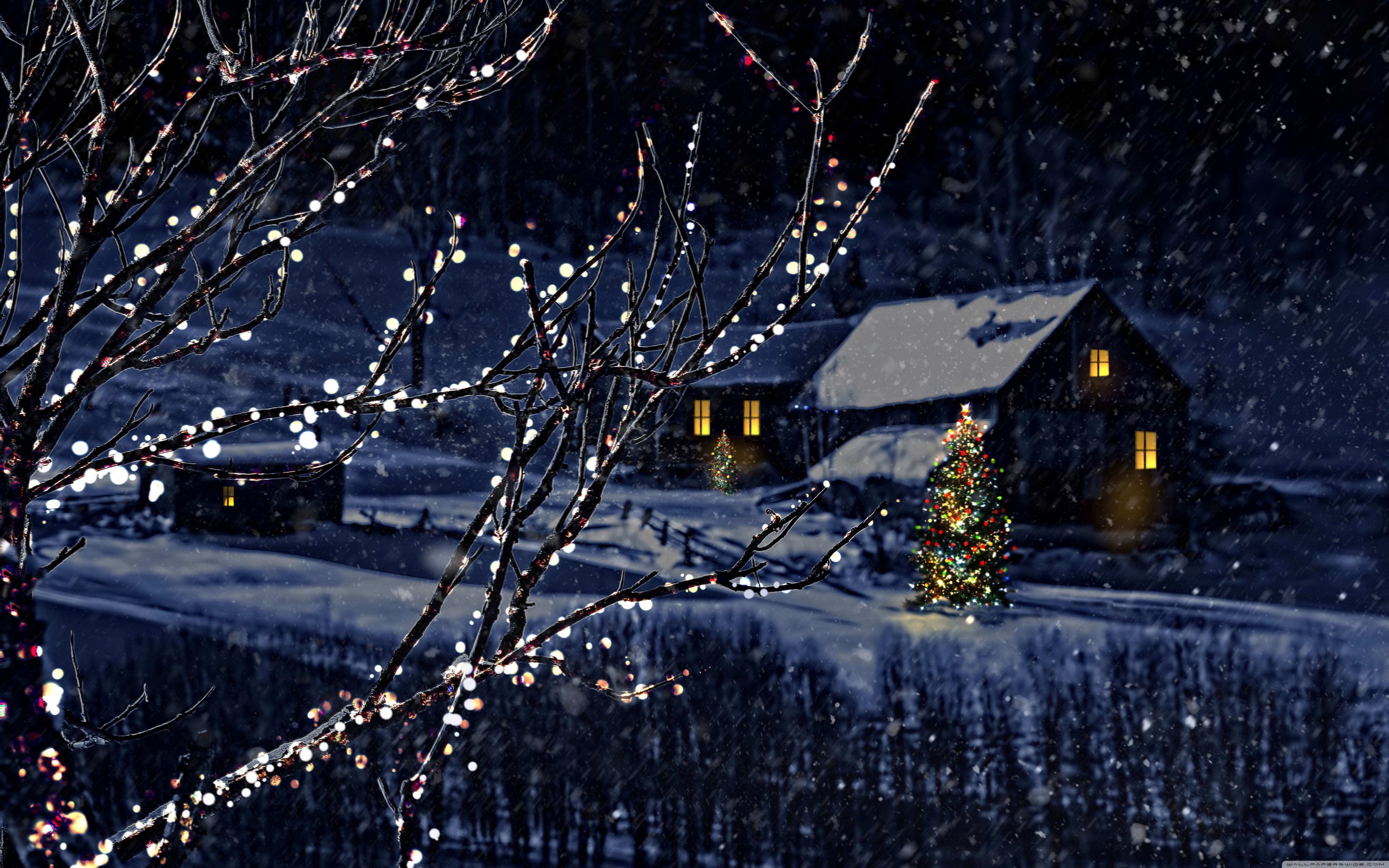 Detail Christmas Night Wallpaper Nomer 3