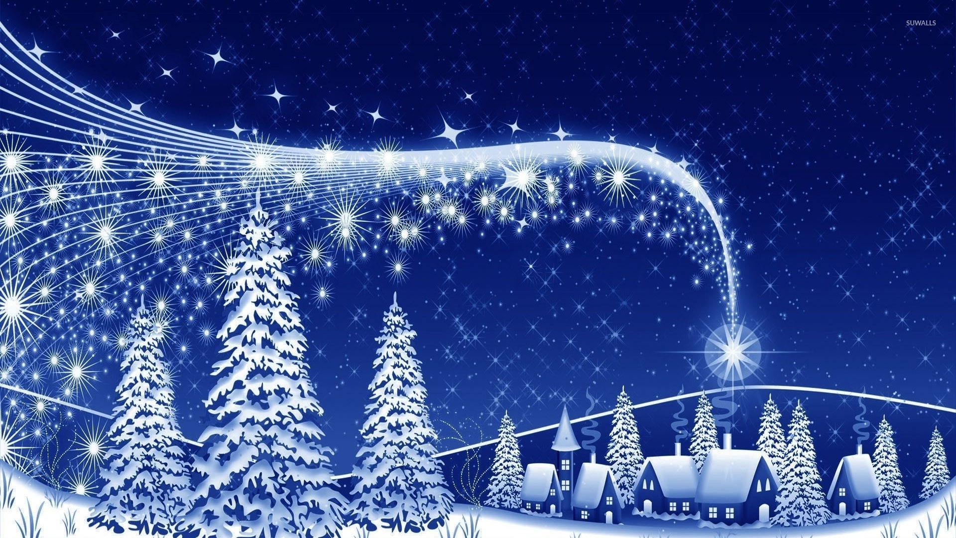 Detail Christmas Night Wallpaper Nomer 22