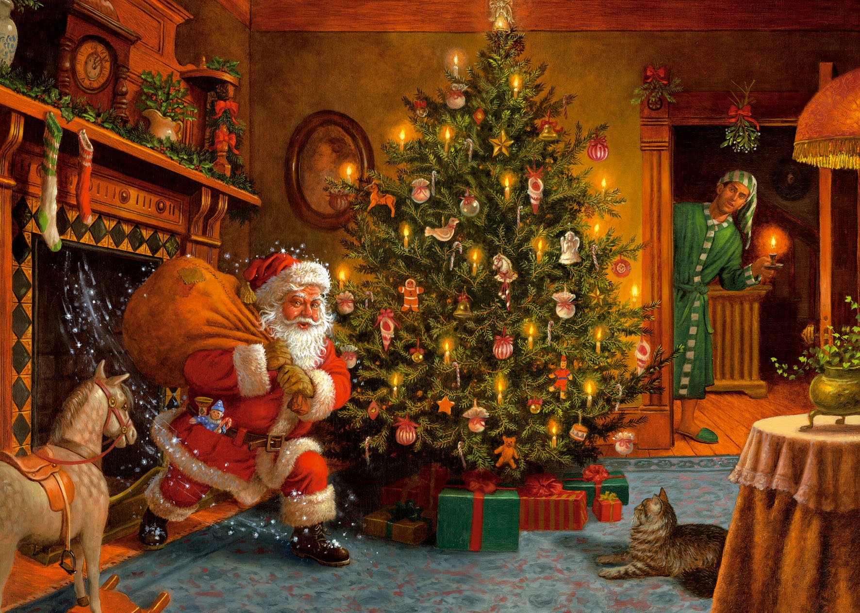 Detail Christmas Night Wallpaper Nomer 41