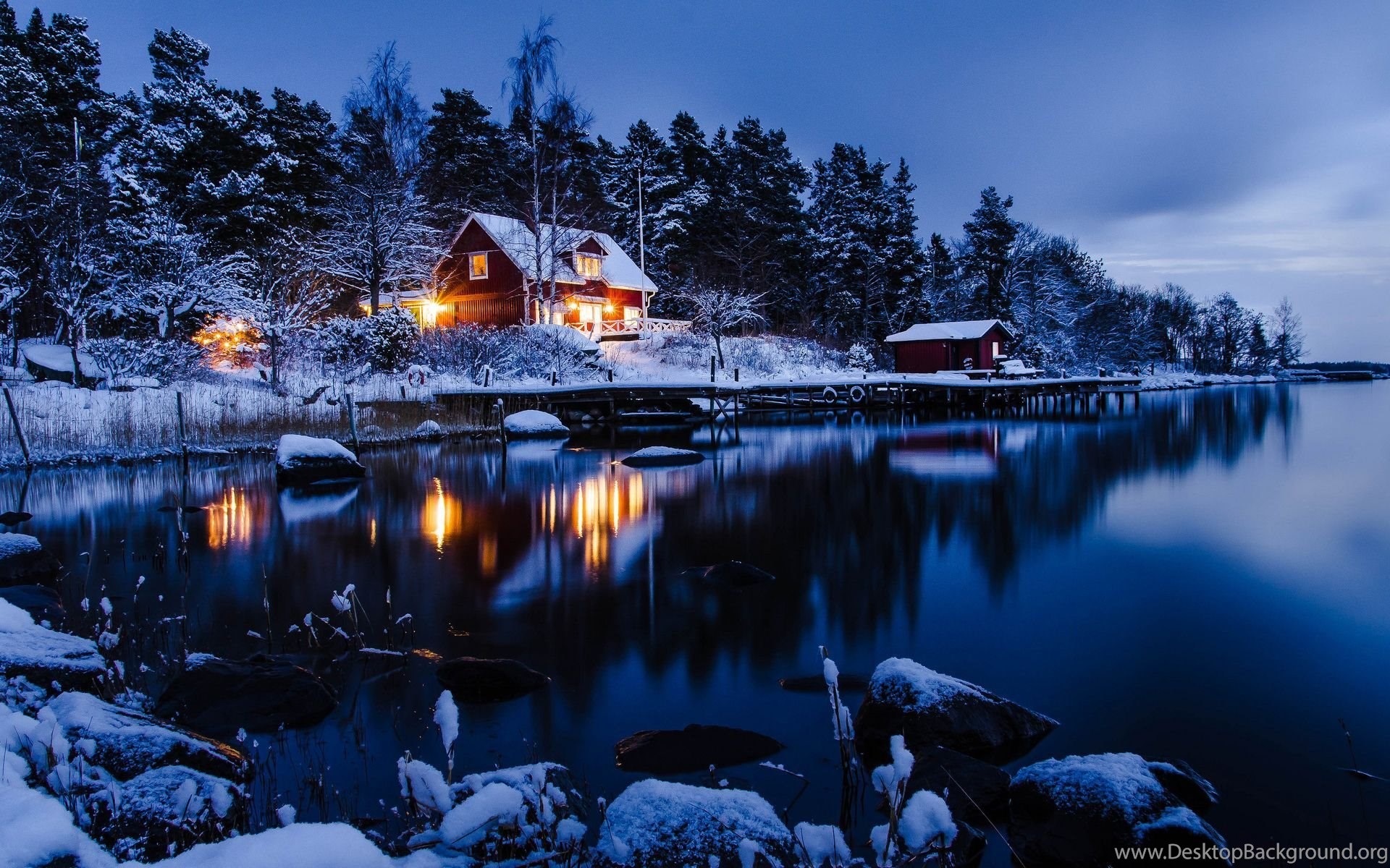 Detail Christmas Night Wallpaper Nomer 53