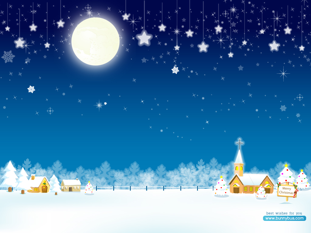 Detail Christmas Night Wallpaper Nomer 55