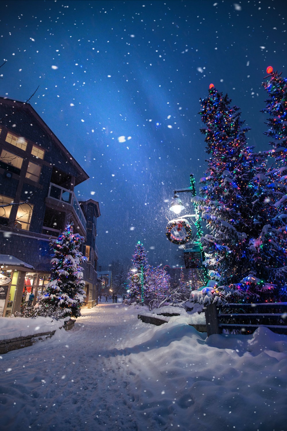 Detail Christmas Night Wallpaper Nomer 9