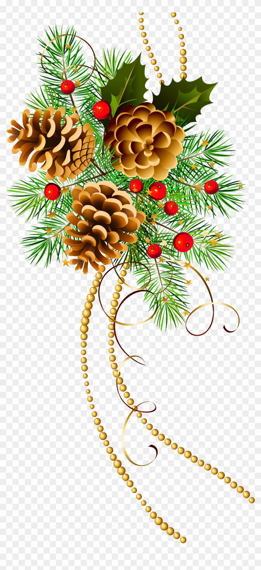 Detail Christmas Pinecone Clipart Nomer 14