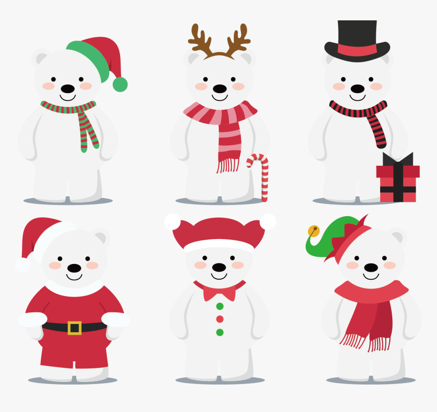 Detail Christmas Polar Bear Clipart Nomer 3