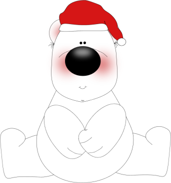 Detail Christmas Polar Bear Clipart Nomer 30