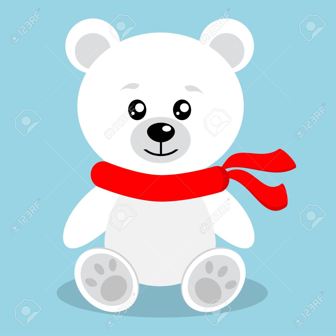 Detail Christmas Polar Bear Clipart Nomer 42