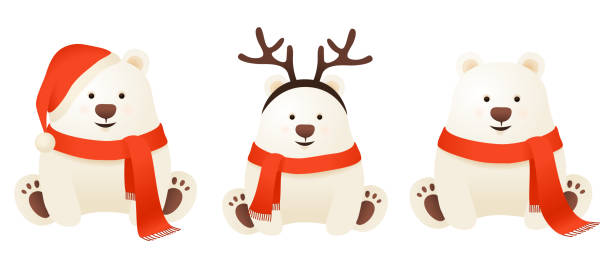 Detail Christmas Polar Bear Clipart Nomer 44