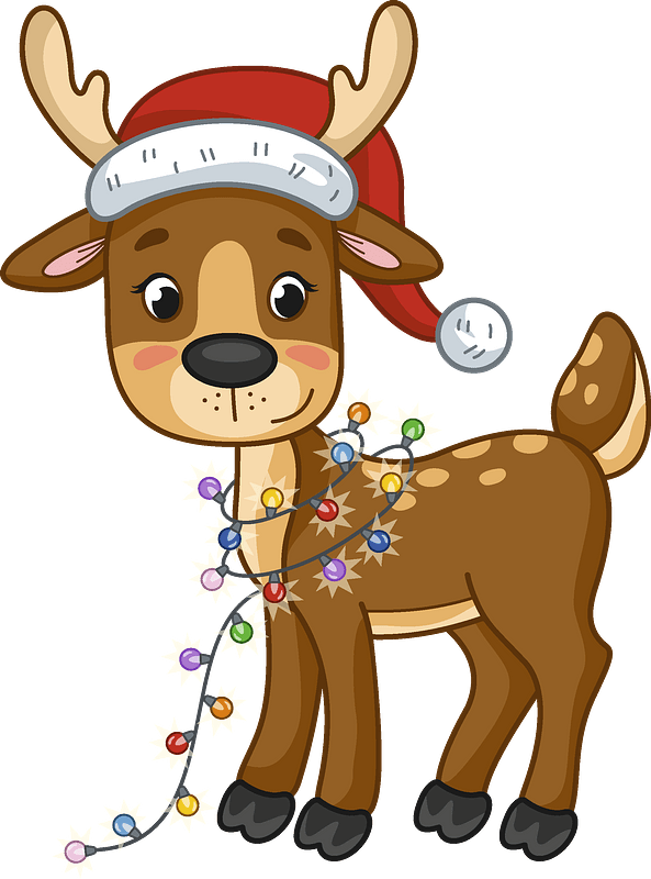 Detail Christmas Reindeer Png Nomer 4