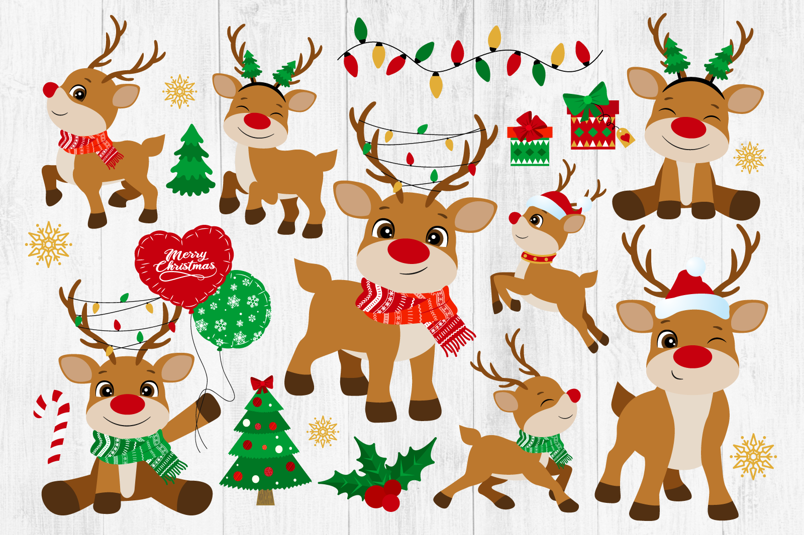 Detail Christmas Reindeer Png Nomer 52