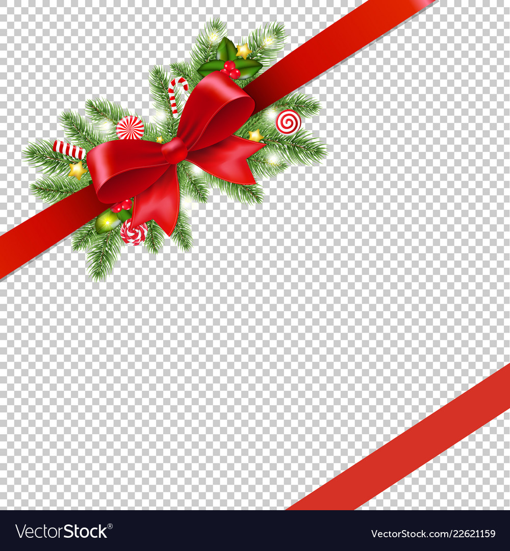 Detail Christmas Ribbon Transparent Nomer 4