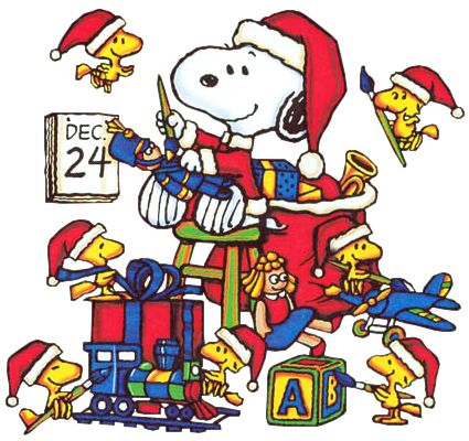 Detail Christmas Snoopy Clipart Nomer 24