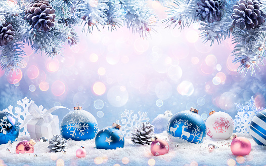 Detail Christmas Snow Background Nomer 20