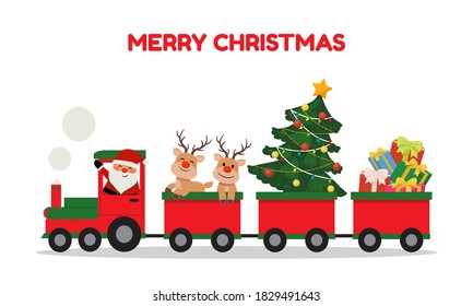 Detail Christmas Trains Clipart Nomer 2