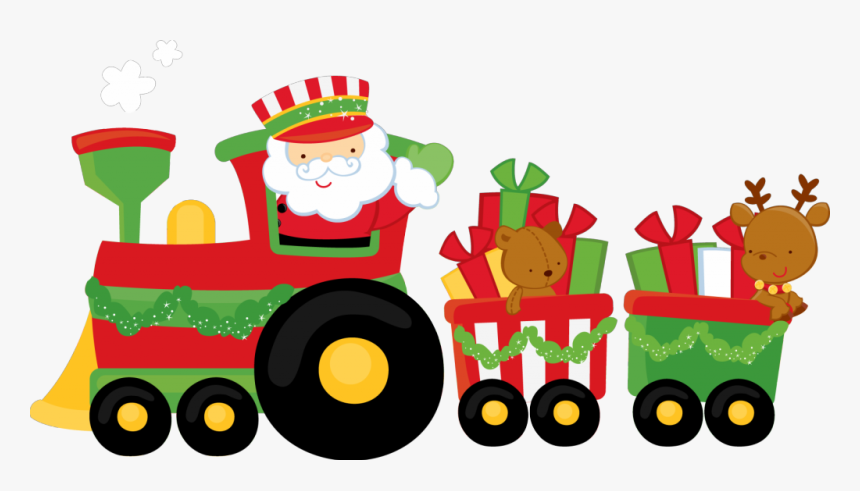 Detail Christmas Trains Clipart Nomer 15