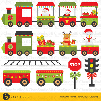 Detail Christmas Trains Clipart Nomer 27