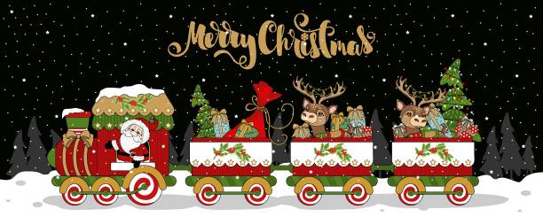 Detail Christmas Trains Clipart Nomer 32