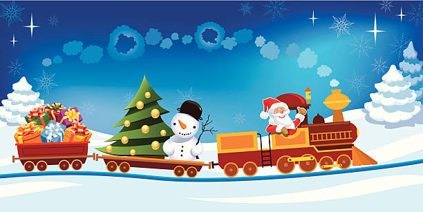 Detail Christmas Trains Clipart Nomer 49