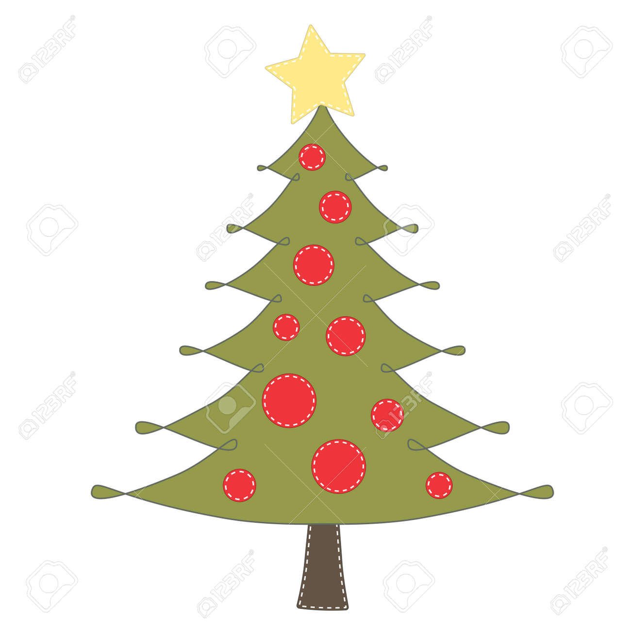 Detail Christmas Tree Background Clipart Nomer 2