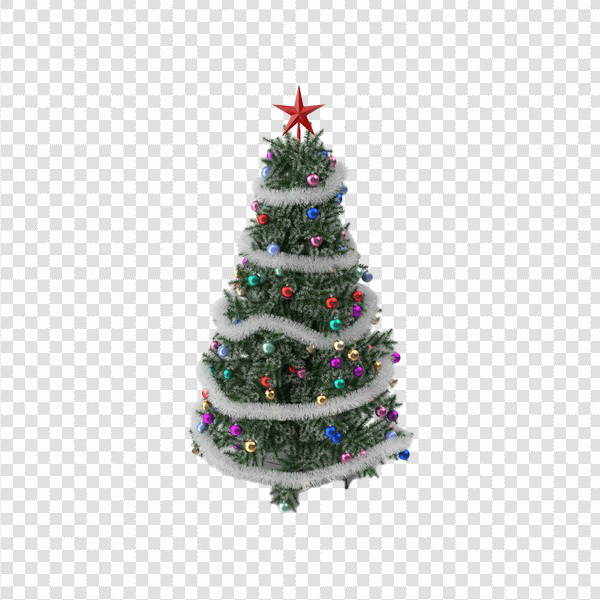 Detail Christmas Tree Clear Background Nomer 41