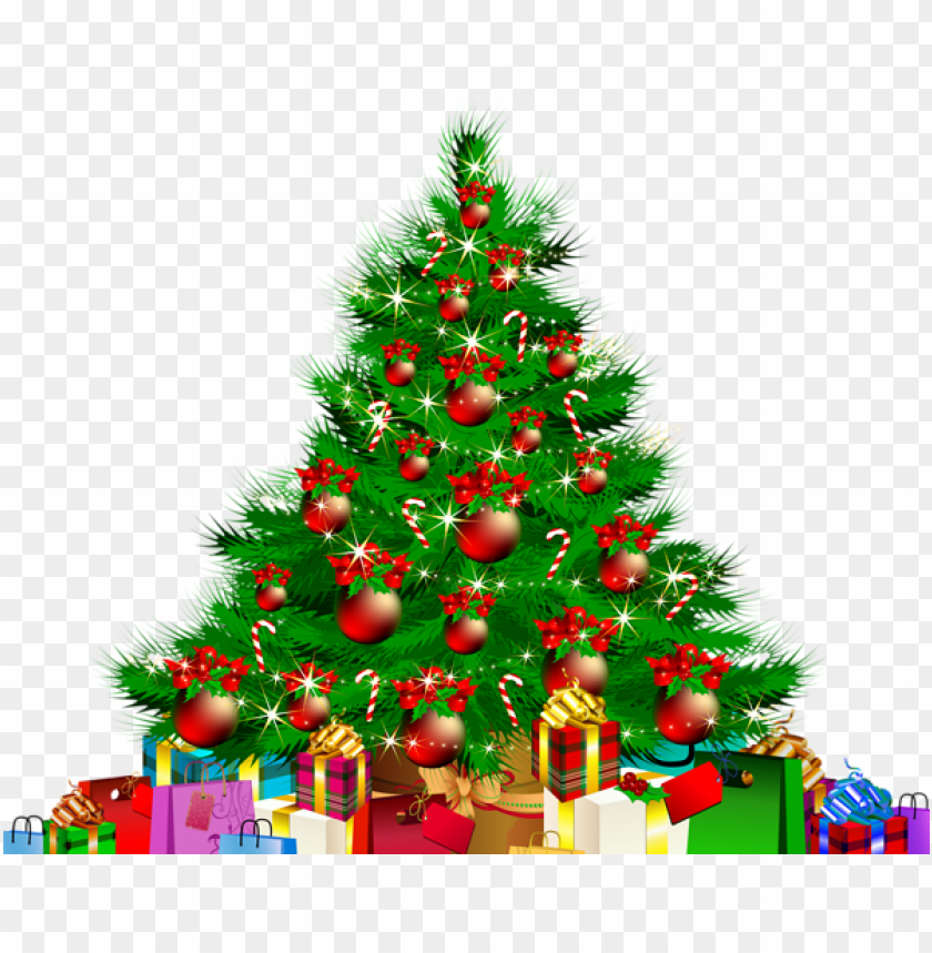 Detail Christmas Tree Clear Background Nomer 6