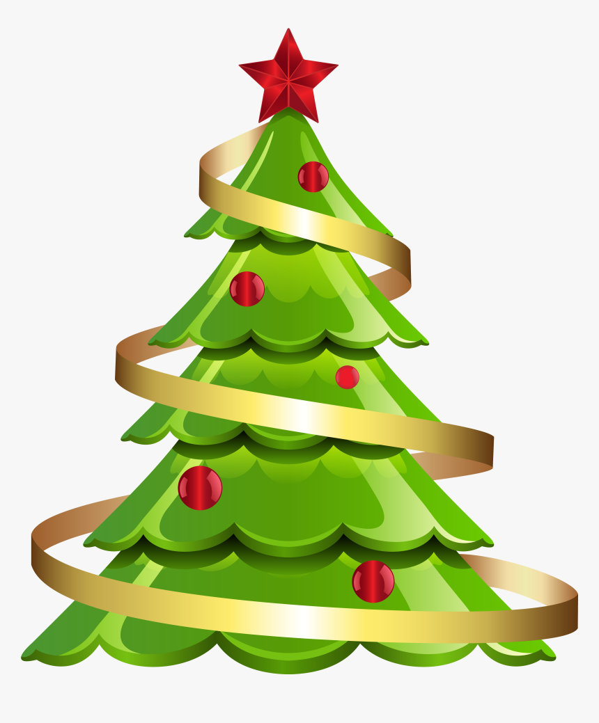 Detail Christmas Tree Clipart Transparent Nomer 9