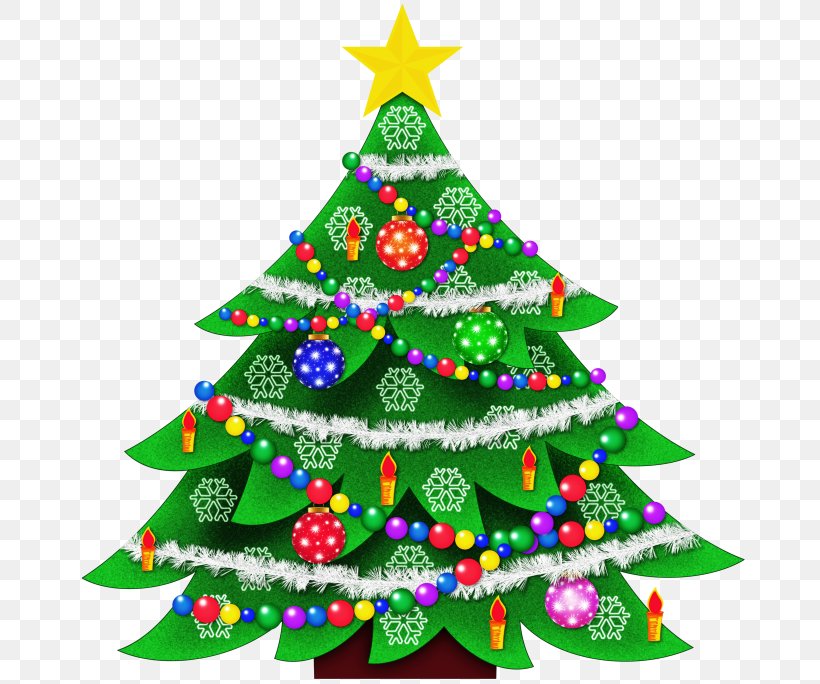 Detail Christmas Tree Clipart Transparent Nomer 10