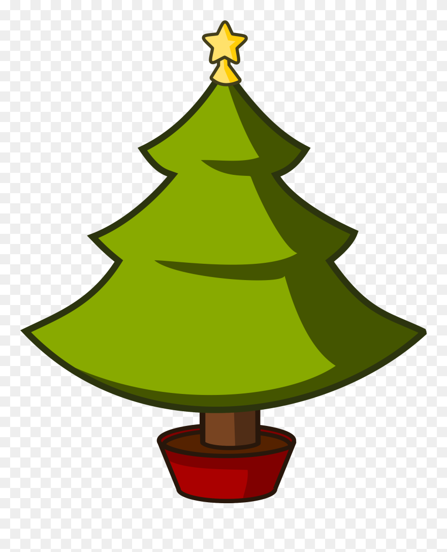 Detail Christmas Tree Clipart Transparent Nomer 33