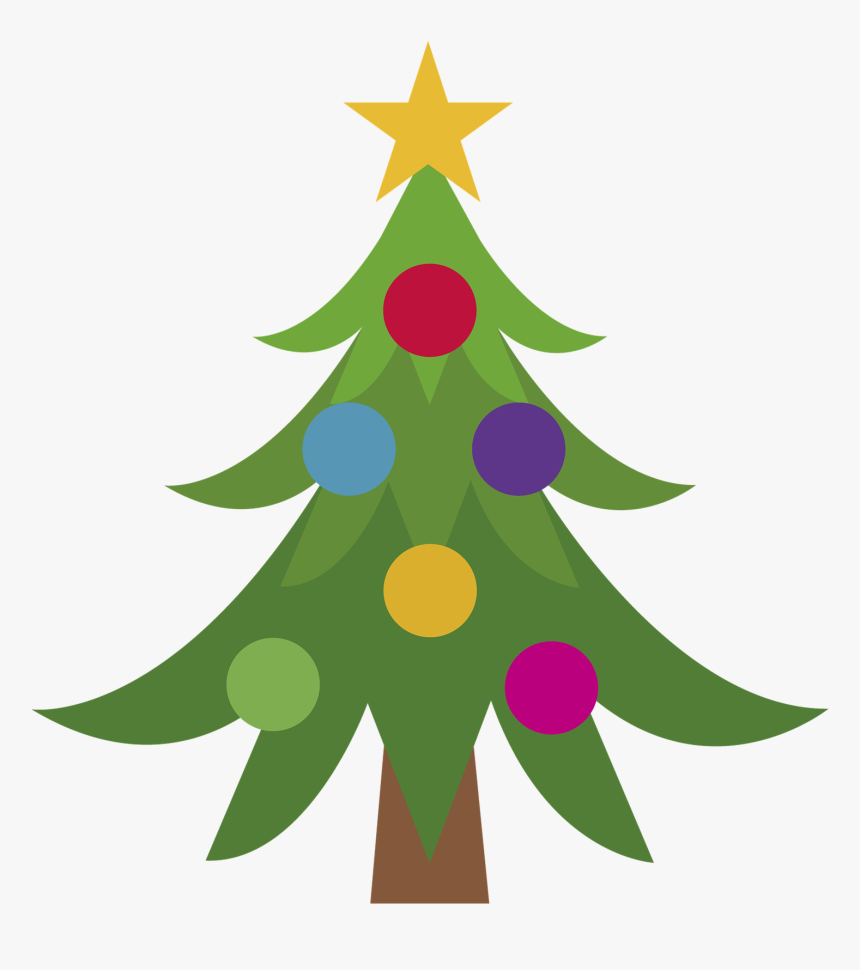 Detail Christmas Tree Clipart Transparent Nomer 47