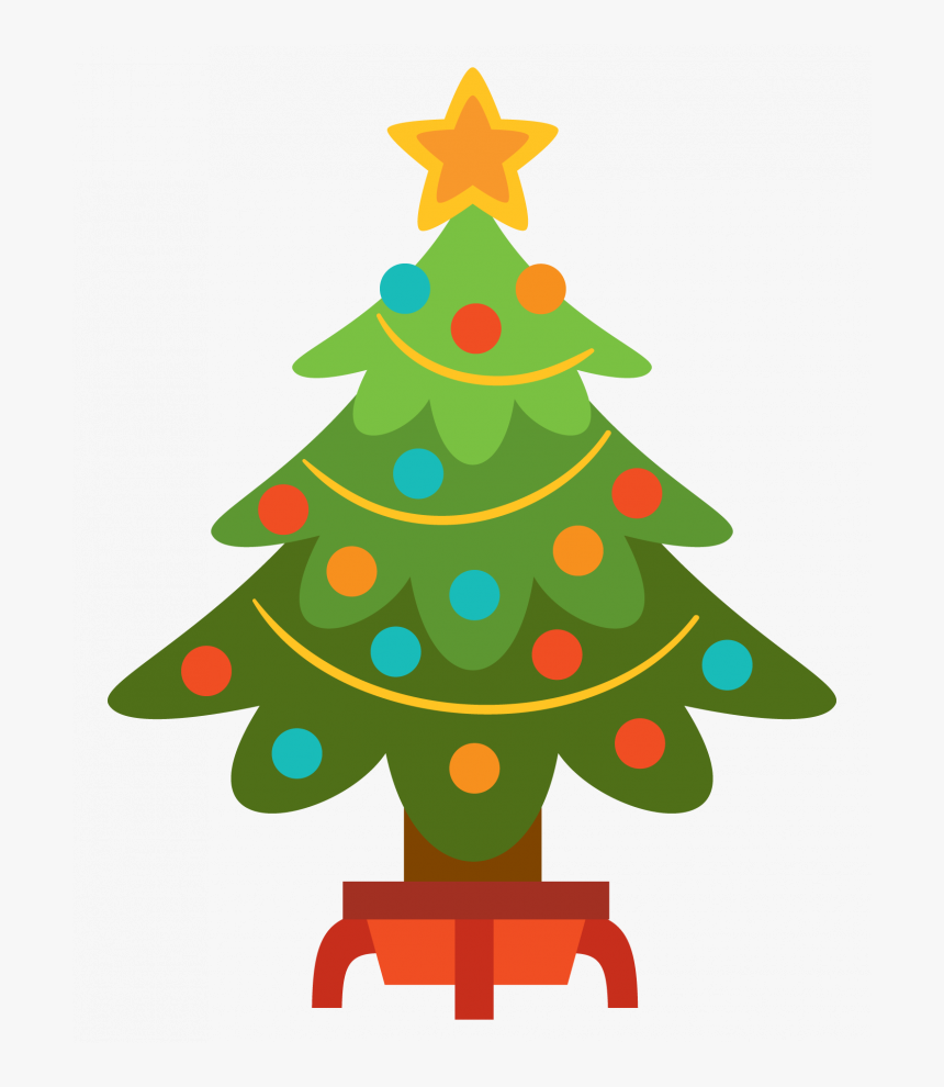 Detail Christmas Tree Clipart Transparent Nomer 48