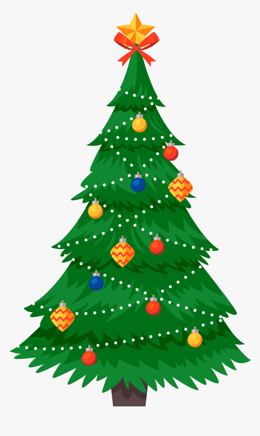 Detail Christmas Tree Clipart Transparent Nomer 5