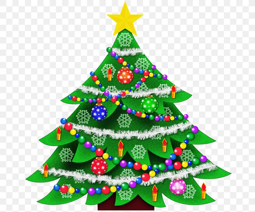 Detail Christmas Tree Clipart Transparent Background Nomer 9